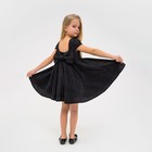 Платье нарядное детское KAFTAN, р. 28 (86-92 см), черный - фото 295461611