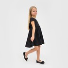 Платье нарядное детское KAFTAN, р. 28 (86-92 см), черный - Фото 2