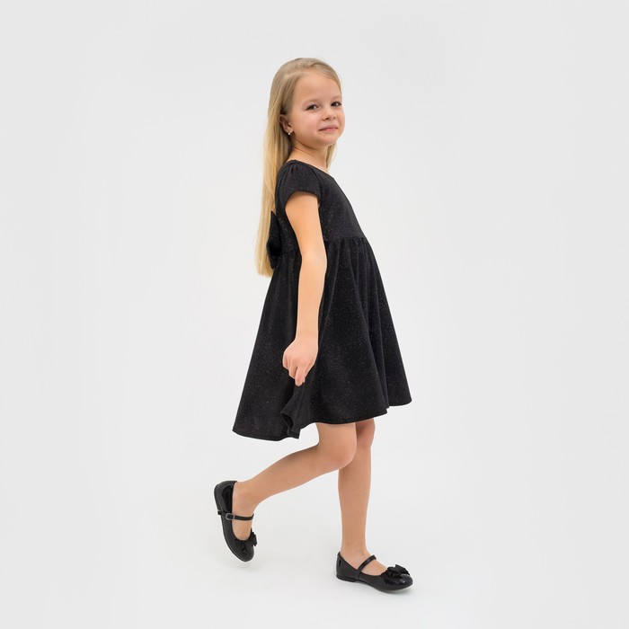 Платье нарядное детское KAFTAN, р. 28 (86-92 см), черный - фото 1886763128