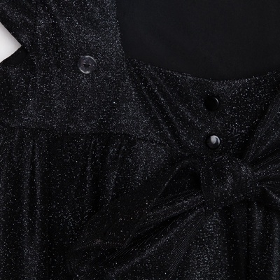Платье нарядное для девочки KAFTAN, чёрное, размер 28 (86-92 см)