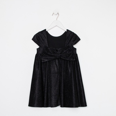 Платье нарядное для девочки KAFTAN, чёрное, размер 28 (86-92 см)