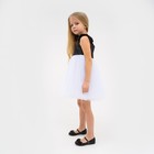 Платье нарядное детское KAFTAN, р. 28 (86-92 см), черный/белый - Фото 2