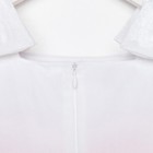 Платье нарядное детское KAFTAN, р. 28 (86-92 см), белый/розовый - Фото 11