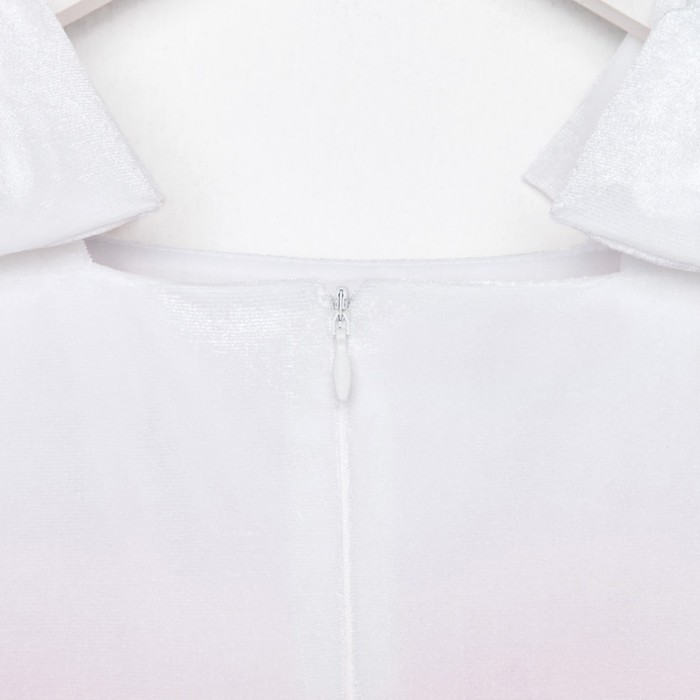 Платье нарядное детское KAFTAN, р. 28 (86-92 см), белый/розовый - фото 1907369842