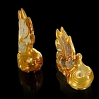 Сувенир керамика под золото набор 2 шт "Рыбки морские" 11,5х7,5х4 см - Фото 2