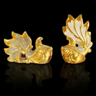 Сувенир керамика под золото набор 2 шт "Рыбки морские" 11,5х7,5х4 см - Фото 3