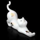 Сувенир керамика "Котёнок с лапкой лежит" 15,7х14х6 см - Фото 1