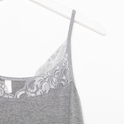 Ночная сорочка женская, цвет серый меланж, размер 48 7656801