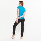 Футболка женская, цвет бирюзовый, размер 44 - фото 42739903