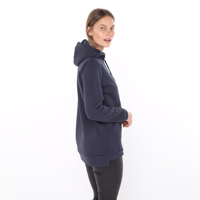 Худи женское, цвет тёмно-серый, размер 54 52756