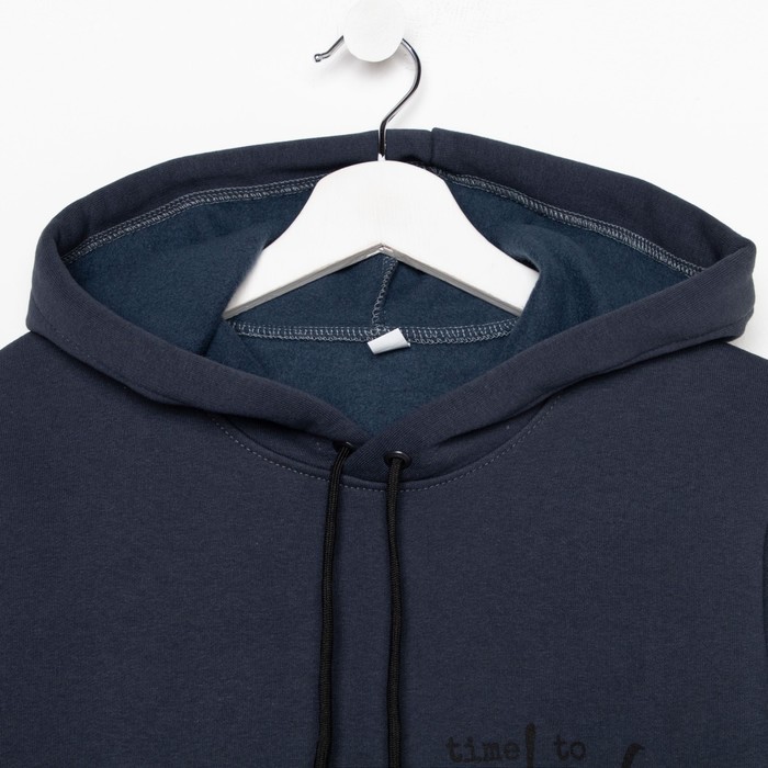 Худи женское, цвет тёмно-серый, размер 54 52756