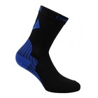 Носки компрессионные SIXS ACTIVE, размер S, чёрные, синие - фото 295462150