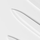 Набор кухонный на подставке «Изгиб», 5 предметов: 4 ножа, лезвие 7,5 см, 10 см, 13 см, 15 см, овощечистка, цвет красный - Фото 5