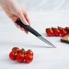 Нож кухонный керамический Magistro Black, лезвие 7,5 см, ручка soft-touch, цвет чёрный - Фото 7