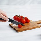 Нож кухонный керамический Magistro Black, лезвие 7,5 см, ручка soft-touch, цвет чёрный - Фото 8