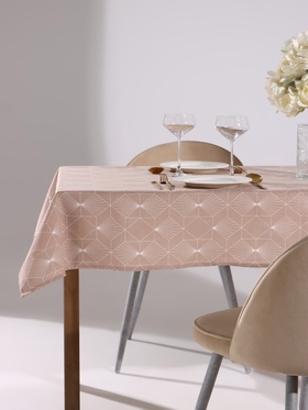 Скатерть "Доляна" Geometry 110х144 см, 100% хлопок, 164 г/м2
