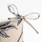 Подушка на стул «Доляна» Blooming garden, 42×42×7 см, бежевая - Фото 4