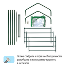 Парник-стеллаж, 3 полки, 110 × 65 × 40 см, металлический каркас d = 16 мм, чехол-плёнка 100 мкм  (артикул 7582695)  большой выбор товаров оптом и в розницу по низким ценам с доставкой