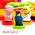 Конструктор игольчатый BRISTLES «Весёлая ферма», 100 деталей - Фото 3