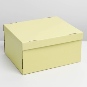 Коробка складная «Жёлтая», 31,2 х 25,6 х 16,1 см