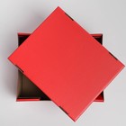 Коробка подарочная складная, упаковка, «Красная», 31,2 х 25,6 х 16,1 см - Фото 2