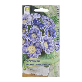 Семена цветов Глоксиния 'Импресс Синие чернила', 5 шт.