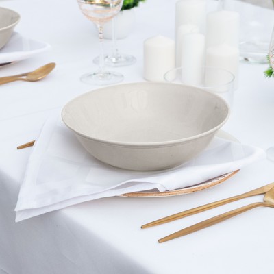 Набор салфеток «Этель» Geometry, 45×45 см - 4 шт., белый, 192 г/м², хлопок с ВГМО