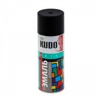 Краска KUDO черная матовая алкидная, 520 мл, аэрозоль Ku-1102 - фото 302155389