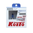 Лампа высокотемпературная Koito Whitebeam H16 12V 19W 4000K, 2шт. - фото 294320