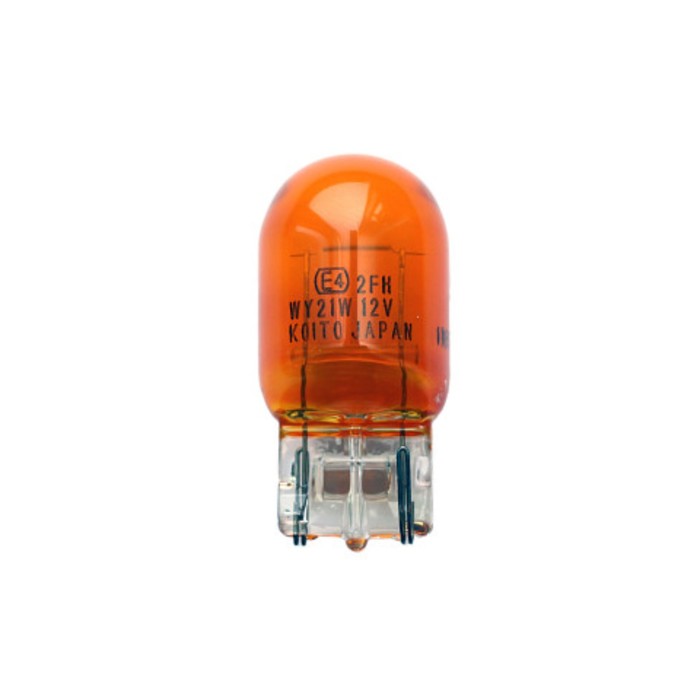 Лампа дополнительного освещения Koito, 12V 21W T20 (оранжевый) (ECE) WY21W - Фото 1
