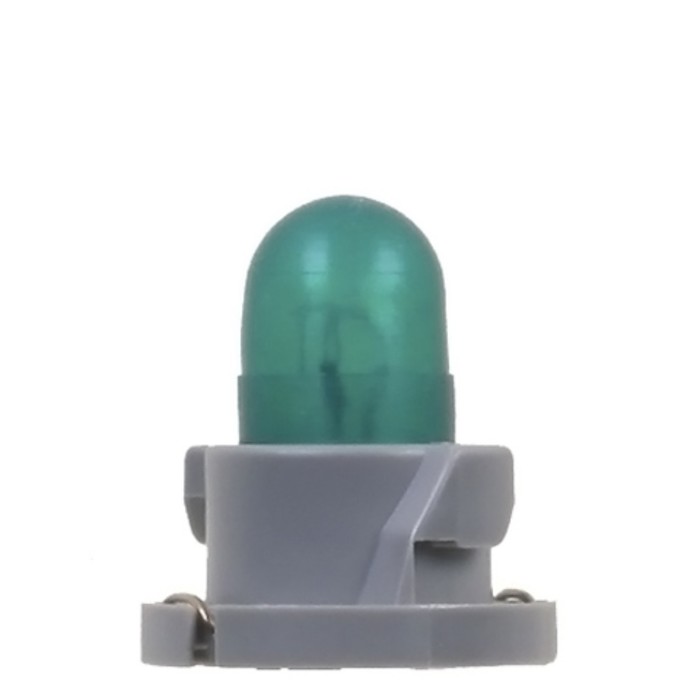 Лампа дополнительного освещения Koito, 14V 100mA T4.8 - пластик. цоколь (зеленый)