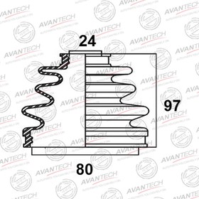 Пыльник привода Avantech BD0106