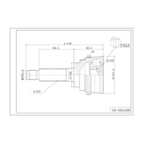 Шрус привода DOUBLE FORCE, с ABS DFCV812