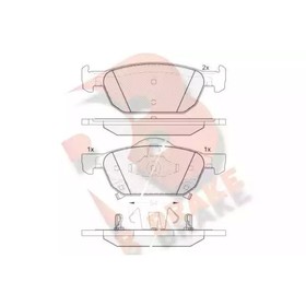 

Дисковые тормозные колодки R BRAKE RB1893
