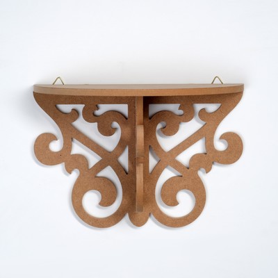 Полка Арт, резная, 23х32х15,  для декорирования