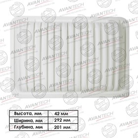 Фильтр воздушный Avantech TOYOTA: CAMRY  (артикул 7660394)  большой выбор товаров оптом и в розницу по низким ценам с доставкой