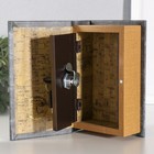 Шкатулка книга-сейф «Железная защита», дерево, 17×11×5 см - Фото 4