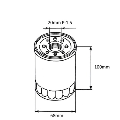 Фильтр масляный Nitto 4S-121