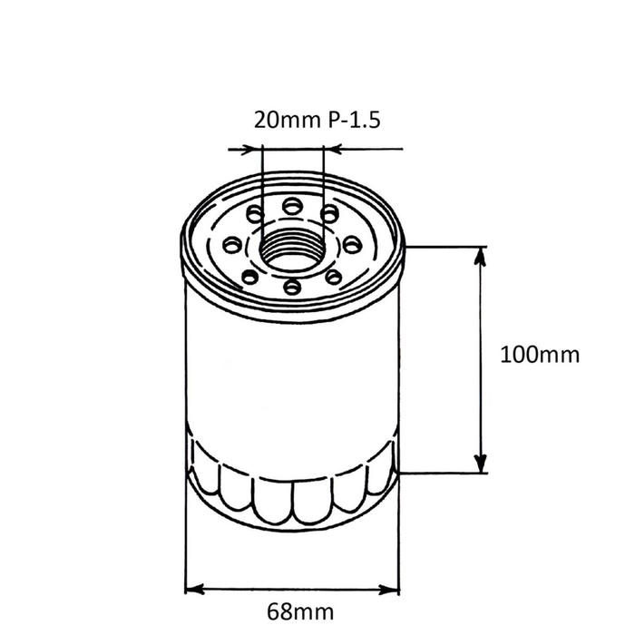 Фильтр масляный Nitto 4S-121 - Фото 1