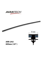 Сменная резинка щетки стеклоочистителя Avantech серии AERODYNAMIC 600 мм ( 24'' ) - Фото 2