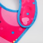 Нагрудник для кормления «Малышка» непромокаемый на липучке, с карманом, МИКС - фото 42868413