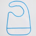 Нагрудник для кормления «Малышка» непромокаемый на липучке, с карманом, МИКС - фото 42868415