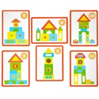 Детская развивающая игра EVA «Маленький строитель», изучение форм / цветов, Крошка Я - фото 4343653