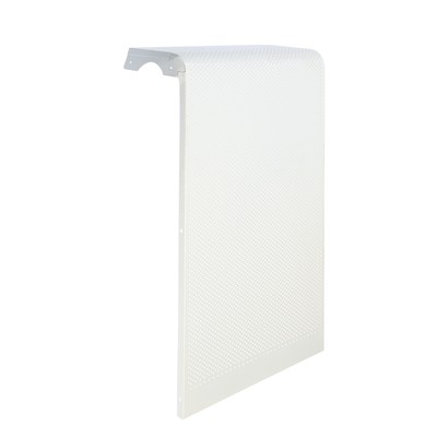 УЦЕНКА Экран на чугунный радиатор «ФЛЕКС» Гольф 505607, 595×290 мм, 3 секции, металлический, белый