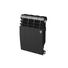 Радиатор биметаллический Royal Thermo BiLiner 350 /Noir Sable, 350x87 мм, 4 секции - Фото 1
