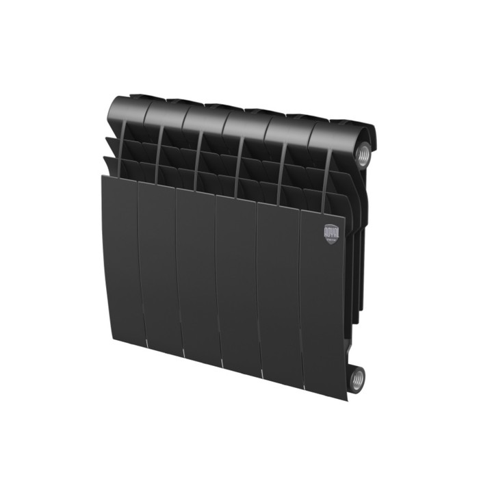 Радиатор биметаллический Royal Thermo BiLiner 350 /Noir Sable, 350x87 мм, 6 секций - Фото 1