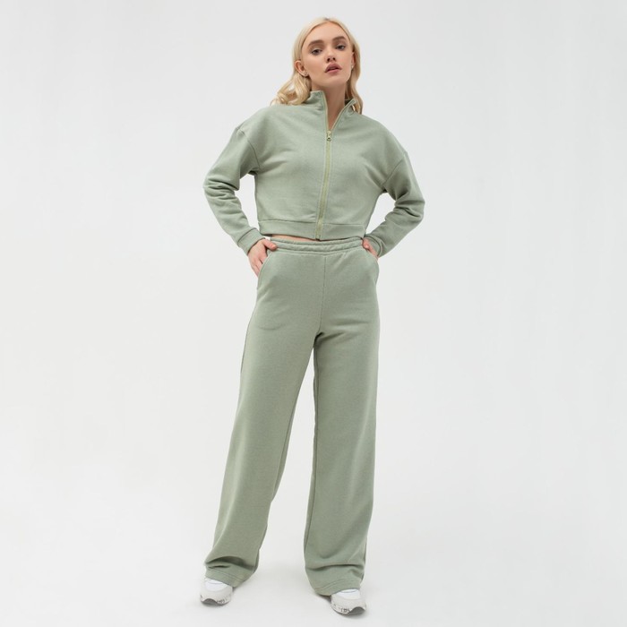 Костюм женский (джемпер, брюки) MIST, размер 48-50, хаки - Фото 1
