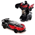 Робот инерционный «Широн», трансформируется при столкновении, цвета МИКС, в пакете - фото 24475852