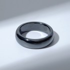 Кольцо «Ночь» под гематит, округлое, цвет чёрный, размер 18 - фото 318766062