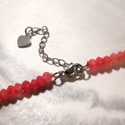 Бусы рондель гранёный «Агат» под турмалин, 45 см с удлинителем 5 см - фото 30756836